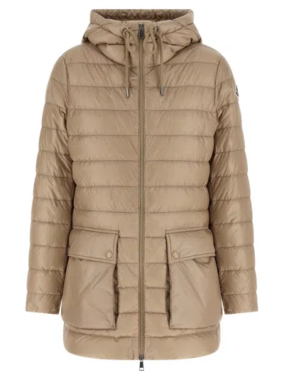 Moncler Jasmin Down Jacket In Brown