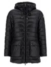 Moncler Down Hooded Jasmin Puffer Jacket In Black
