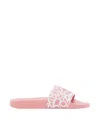Moncler Jeanne Rubber Slides In Pink