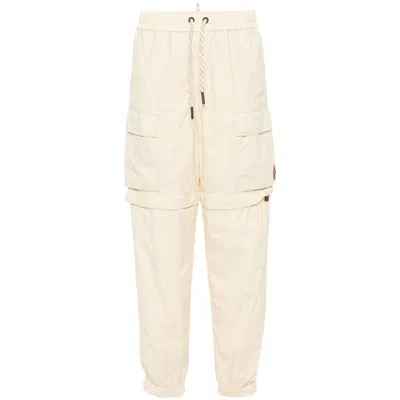 Moncler Detachable-leg Cargo Pants In Beige
