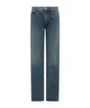 Moncler Jeans With Belt Loops In Blue