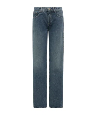 Moncler Jeans With Belt Loops In Blue