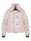 Moncler Jeita Button Down Ski Jacket In Pink