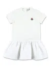 Moncler Jersey Dress In White
