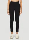 Moncler Technical Jersey Leggings For Active Wear In Black