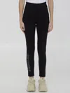Moncler Technical Jersey Leggings For Active Wear In Black