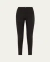 Moncler Jersey Slim-fit Leggings In Black