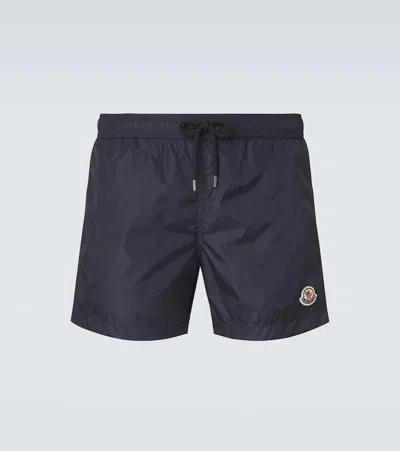 Moncler Straight-leg Mid-length Swim Shorts In Multi
