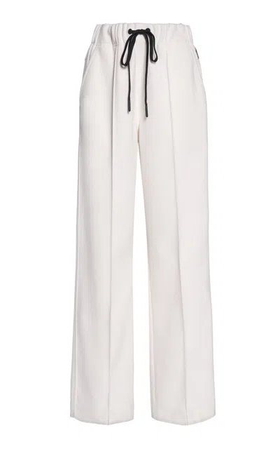 Moncler Jersey Sweatpants In White
