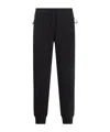 Moncler Jersey-texture Track Pants In Black