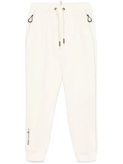 Moncler Grenoble Womens Jersey Cuffed Joggers In White