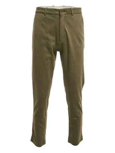 Pre-owned Moncler Jersey Trousers In Green
