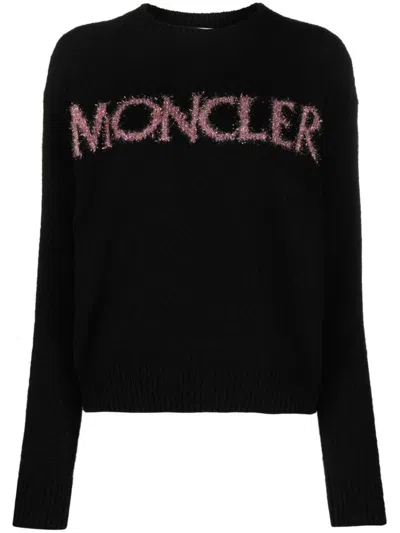 Moncler Jerseys & Knitwear In Black