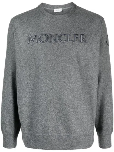 Moncler Jerseys & Knitwear In Gray
