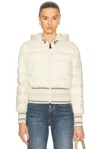 Moncler Jeypore Bomber In White Pepper