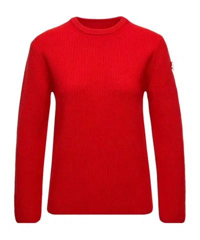 Moncler Jil Sander Wool Sweater In Red