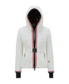 Moncler Versatile Quilted Rider's Coat In White