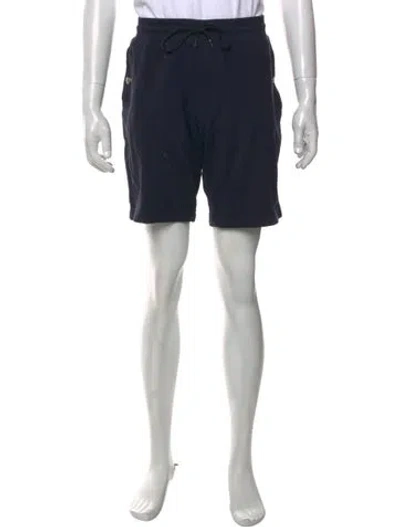 Pre-owned Moncler Jogger Shorts In Blue