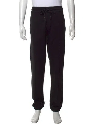 Pre-owned Moncler Joggers In Black