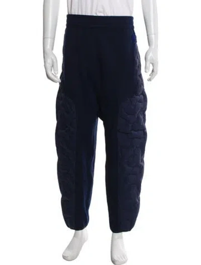 Pre-owned Moncler Joggers In Blue