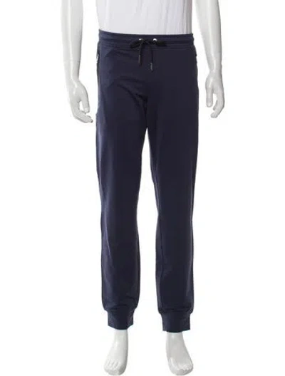 Pre-owned Moncler Joggers In Blue