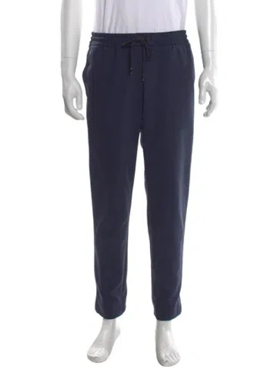 Pre-owned Moncler Joggers In Blue