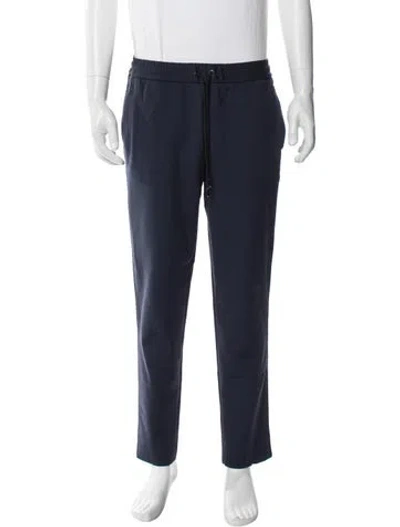 Pre-owned Moncler Joggers In Blue
