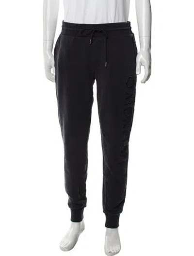Pre-owned Moncler Joggers In Blue