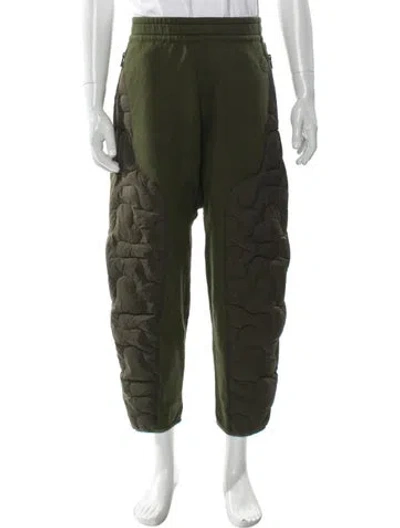 Pre-owned Moncler Joggers In Green