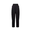 Moncler High Waist Outdoor Activity Trousers In Black