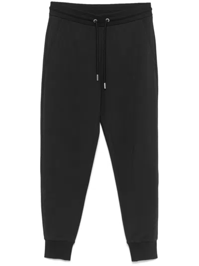 Moncler Tapered Cotton Track Pants In Blau