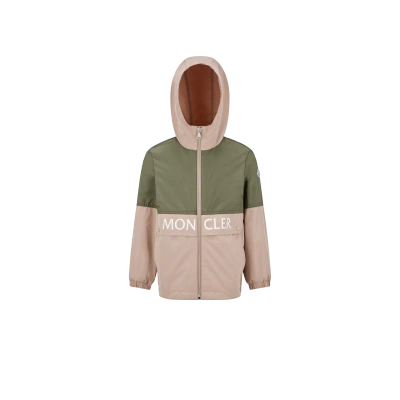 Moncler Kids' Joly Hooded Jacket Green