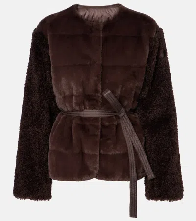 Moncler Jouillat Faux-fur Down Jacket