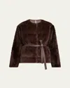 Moncler Jouillat Jacket - Women's - Polyester In Brown