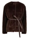 Moncler Jouillat Jacket In Brown