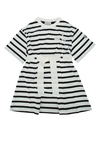 Moncler Jr Dress In Purple