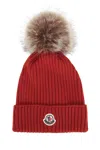Moncler Jr Hat In Neutral