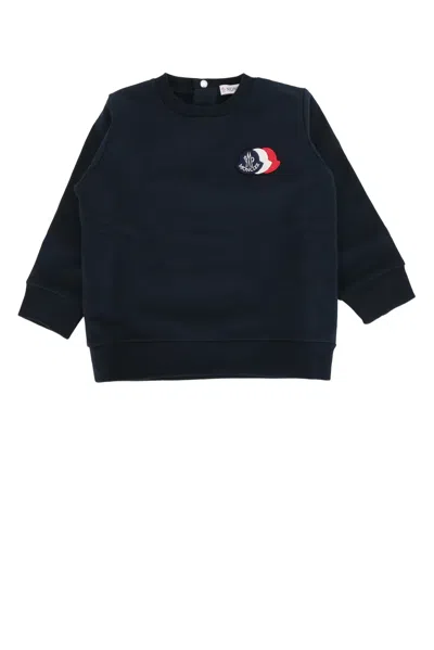 Moncler Jr Knitwear Clothing Ensemble In Blue