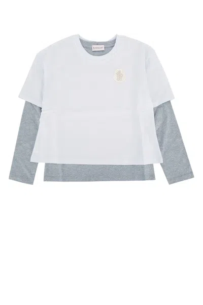 Moncler Jr Knitwear Clothing Ensemble In White