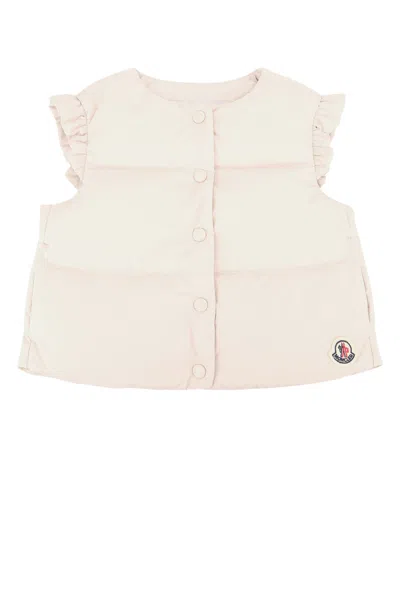 Moncler Jr Olivia Vest In Pink