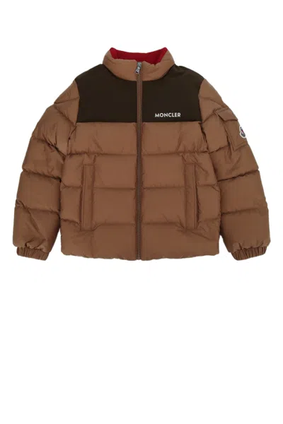 Moncler Kids'  Jr Sormor Jacket In Brown