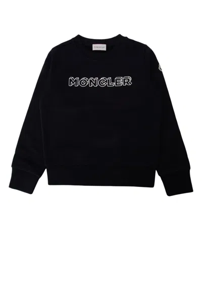 Moncler Jr Sweatshirt In Black