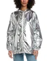 Moncler Silver Jubba Reversible Jacket In Metallic
