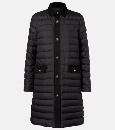 Moncler Jujulong Quilted Down Coat In Black