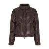 Moncler Julier Down Jacket In Brown