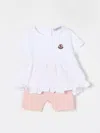 Moncler Jumpsuit  Kids Color White In White