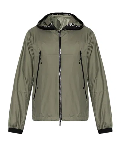 Moncler Junichi Hooded Nylon Jacket In Green