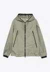 Moncler Junichi Zip-up Windbreaker Jacket In Green
