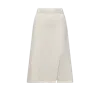 Moncler Jupe Midi En Laine Et Cachemire In Neutral