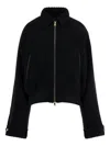 Moncler Juvigny Hooded Bomber Jacket In Black